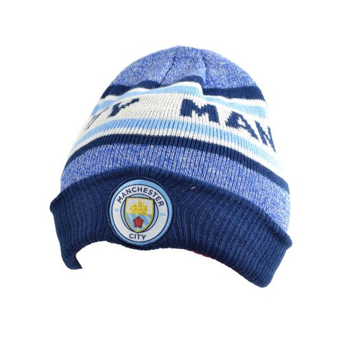 Manchester City szurkolói kötött sapka - hivatalos Man City klubtermék!