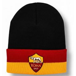AS Roma kötött sapka - hímzett AS Roma sapka (fekete)
