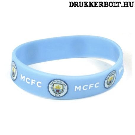 Manchester City csuklópánt / karkötő - eredeti szurkolói termék