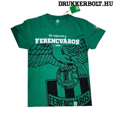 Ferencváros Streetwear póló - Fradi szurkolói póló (zöld Sas)