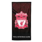 Liverpool FC törölköző - You never walk alone