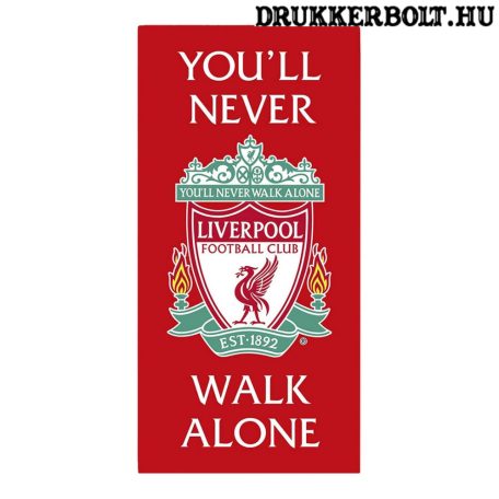 Liverpool FC törölköző - You never walk alone