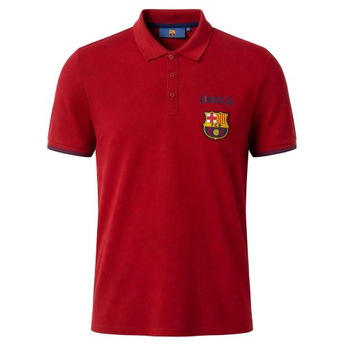 FC Barcelona ingnyakú / galléros póló - FCB póló (bordó)
