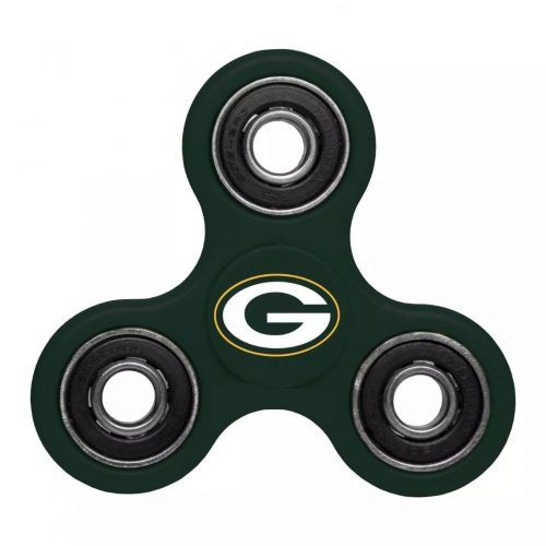 Green Bay Packers fidget spinner - Diztracto Spinnerz ujjpörgettyű kb.2 perces pörgési idővel! - eredeti, hivatalos NFL pörgettyű