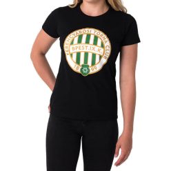   Ferencváros póló - Fradi címeres fekete szurkolói póló (NŐI)