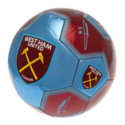 West Ham United "Signature" labda - normál (5-ös méretű) Hammers focilabda a csapat tagjainak aláírásával   West Ham United "Signature" labda - normál (5-ös méretű) Hammers focilabda a csapat tagjainak aláírásával