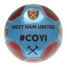 West Ham United "Signature" labda - normál (5-ös méretű) Hammers focilabda a csapat tagjainak aláírásával