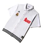 Adidas Real Madrid mez / póló (fehér, galléros)  - eredeti Real Madrid szurkolói mez