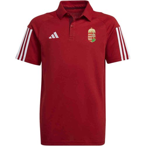 Adidas  Magyarország póló (galléros) - Hungary szurkolói póló (piros gyerek) 