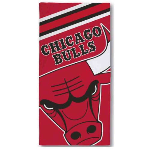Chicago Bulls óriás strandtörölköző - hivatalos NBA törölköző (piros)