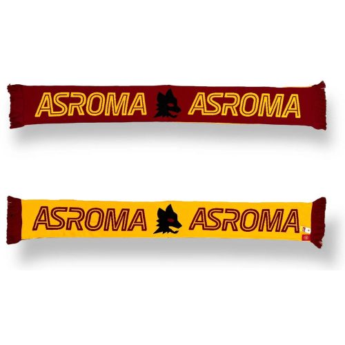 AS Roma sál - AS Roma kötött sál (bordó+sárga)