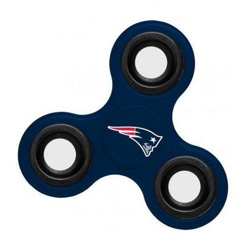 New England Patriots fidget spinner - Diztracto Spinnerz ujjpörgettyű kb.2 perces pörgési idővel! - eredeti, hivatalos NFL pörgettyű