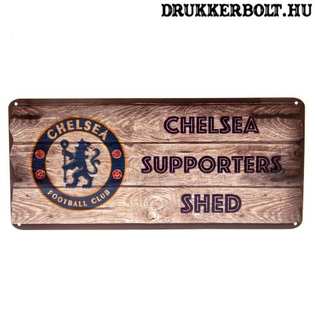 "Chelsea szurkoló kunyhója" tábla - eredeti Chelsea FC termék