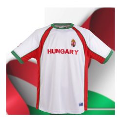 Magyarország szurkolói focimez (fehér) - magyar válogatott mez (akár felirattal is)   Magyarország szurkolói focimez (fehér) - magyar válogatott mez (akár felirattal is)