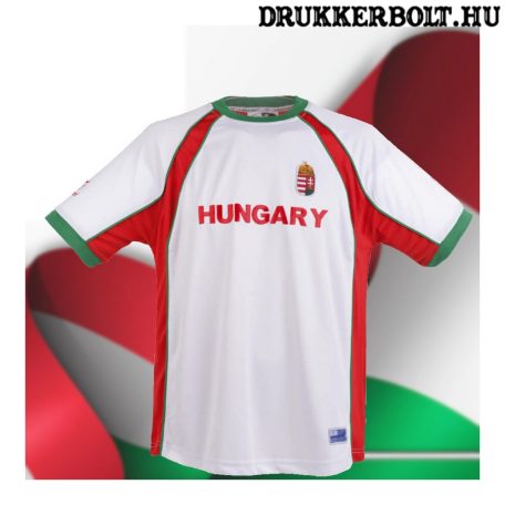 Magyarország szurkolói focimez (fehér) - magyar válogatott mez (akár felirattal is)