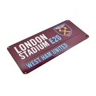 West Ham United tábla - eredeti Hammers utcatábla