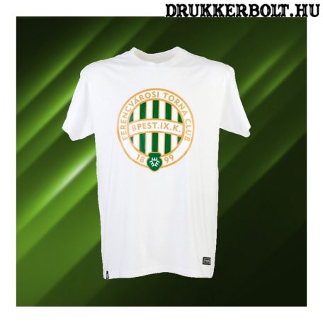 Ferencváros póló - Fradi címeres fehér szurkolói póló (pamut)