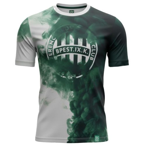 Ferencváros póló - Fradi címeres zöld-fehér szurkolói póló / mez