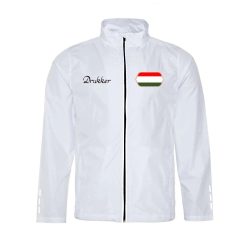 Drukker Hungary / Magyarország széldzseki - magyar válogatott futódzseki (fehér)   Drukker Hungary / Magyarország széldzseki - magyar válogatott futódzseki (fehér)