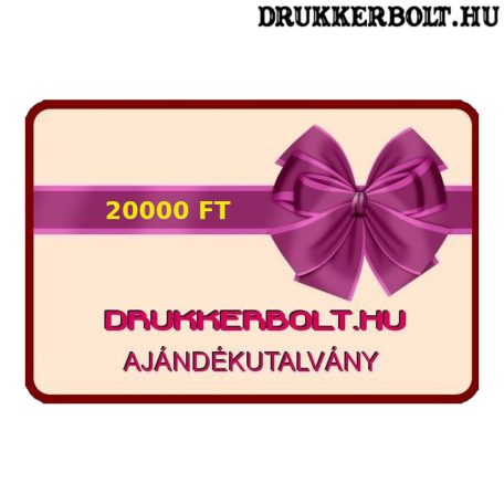 Drukkerbolt.hu ajándékutalvány 20000 Ft.