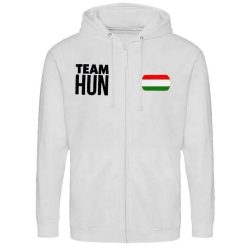 Magyarország zippes pulóver (fehér) - TEAM HUN magyar válogatott pulcsi   Magyarország zippes pulóver (fehér) - TEAM HUN magyar válogatott pulcsi