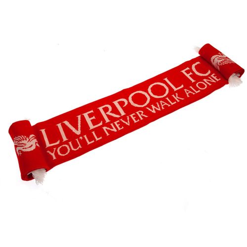Liverpool "You never walk alone" szurkolói sál - limitált kiadású Liverpool kötött sál