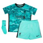 Nike Liverpool FC mez - hivatalos idegenbeli Pool gyerek / baba mez szett