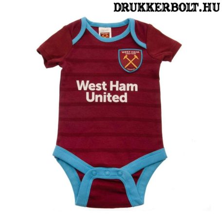 West Ham United body babáknak (többféle) - Hammers rugdalózó - akár saját névvel!
