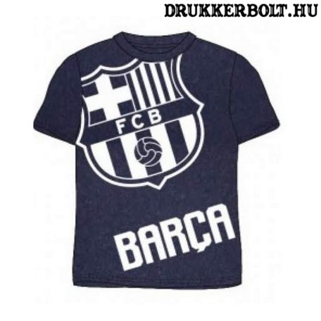 Fc Barcelona rövidujjú póló (sötétkék) - Barca póló gyerek méretekben 
