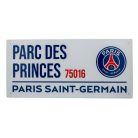 Paris Saint Germain utcatábla - eredeti PSG tábla (fehér)