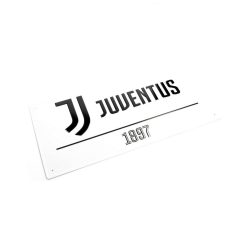   Juventus utca tábla (fehér) - eredeti, hivatalos klubtermék