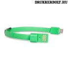 Fradi szilikon csuklópánt / karkötő USB töltővel - hivatalos Ferencváros termék