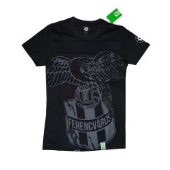   Fradi Streetwear póló - fekete Ferencváros szurkolói póló (Sas)