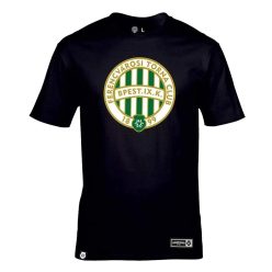   Ferencváros póló - Fradi címeres fekete szurkolói póló (pamut)