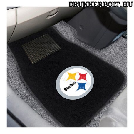 Pittsburgh Steelers hímzett autósszőnyeg garnitúra (2 db) - hivatalos NFL autószőnyeg szett