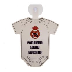 Real Madrid autós tábla "baba a fedélzeten" - Real szurkolói ablaktábla   Real Madrid autós tábla "baba a fedélzeten" - Real szurkolói ablaktábla