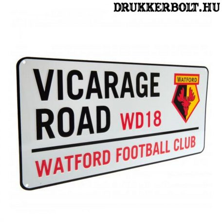 Watford Fc utcatábla - eredeti, hivatalos klubtermék