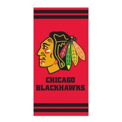   Chicago Blackhawks törölköző - Chicago Blackhawks óriás strandtörölköző (eredeti NHL klubtermék)