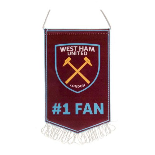 West Ham United elsőszámú szurkoló zászló / Hammers asztali zászló