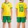Brazília szurkolói focimez - brazil válogatott gyerekmez + short szett
