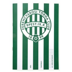   Ferencváros négyzethálós füzet (Fradi A/5 kockás füzet) - hivatalos FTC termék