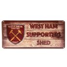 "West Ham szurkoló kunyhója" tábla - eredeti WHU termék