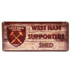   "West Ham szurkoló kunyhója" tábla - eredeti WHU termék