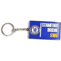 Chelsea FC kulcstartó (fém) - Stamford Bridge