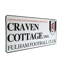 Fulham FC utcanévtábla - eredeti, hivatalos Fulham termék Fulham FC utcanévtábla - eredeti, hivatalos Fulham termék