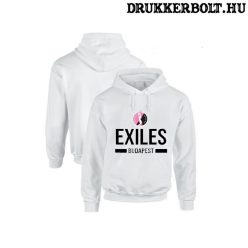   Budapest Exiles kapucnis pulóver - Exiles hoodie "Exiles" (fehér)