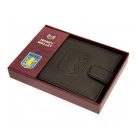 Aston Villa FC bőr pénztárca - eredeti RFID pénztárca (lopásgátló technológia)