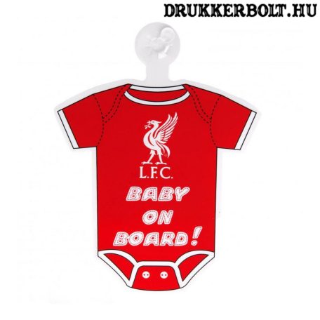 Liverpool FC autós tábla "baba a fedélzeten" - Liverpool szurkolói ablaktábla