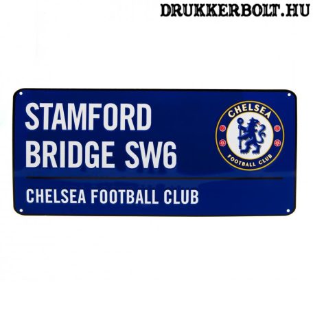 Chelsea Fc utcanév tábla - eredeti, hivatalos klubtermék