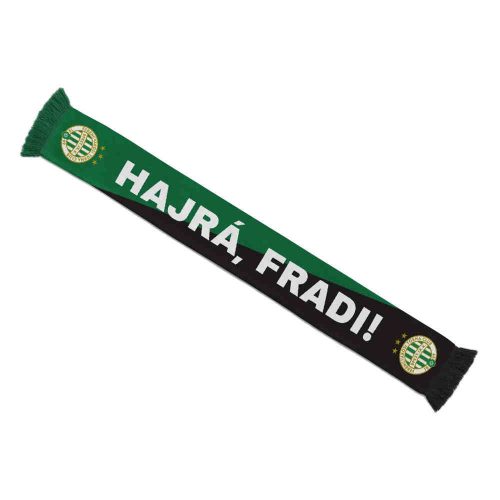 FTC "zöld-fekete" sál - szurkolói Fradi sál (kötött Ferencváros sál)
